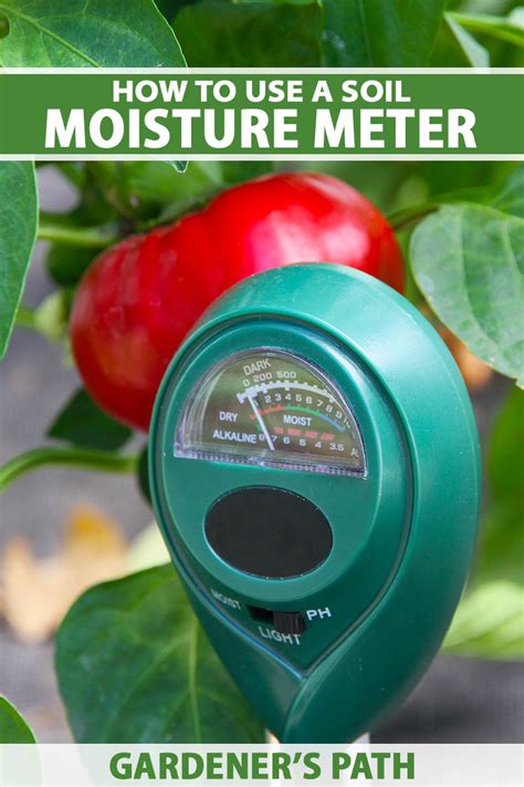 tomato plant moisture meter instructions